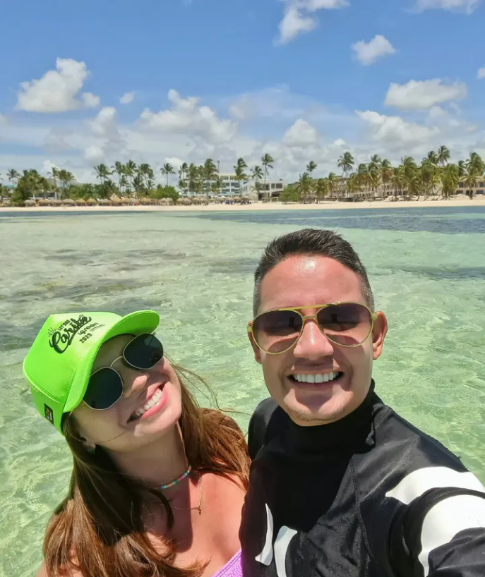 Férias no Caribe com a esposa, sem alarme, sem chefe